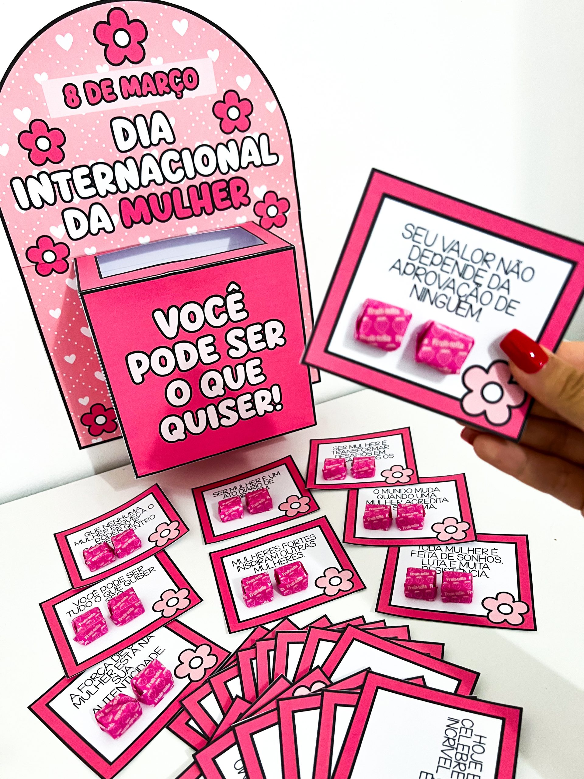 Caixa Motivacional Dia Internacional da Mulher - Imagem 7