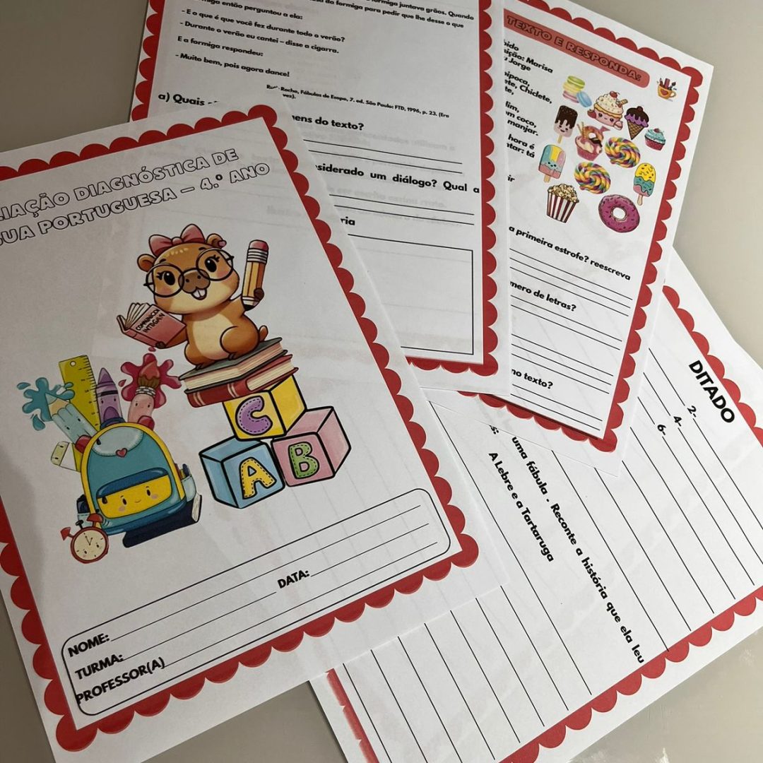 PROVA DIAGNÓSTICA – 4º ANO Língua Portuguesa