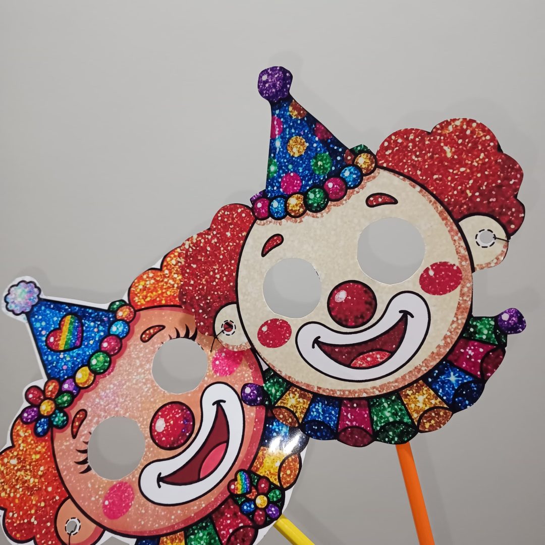 *MÁSCARAS PALHACINHOS*