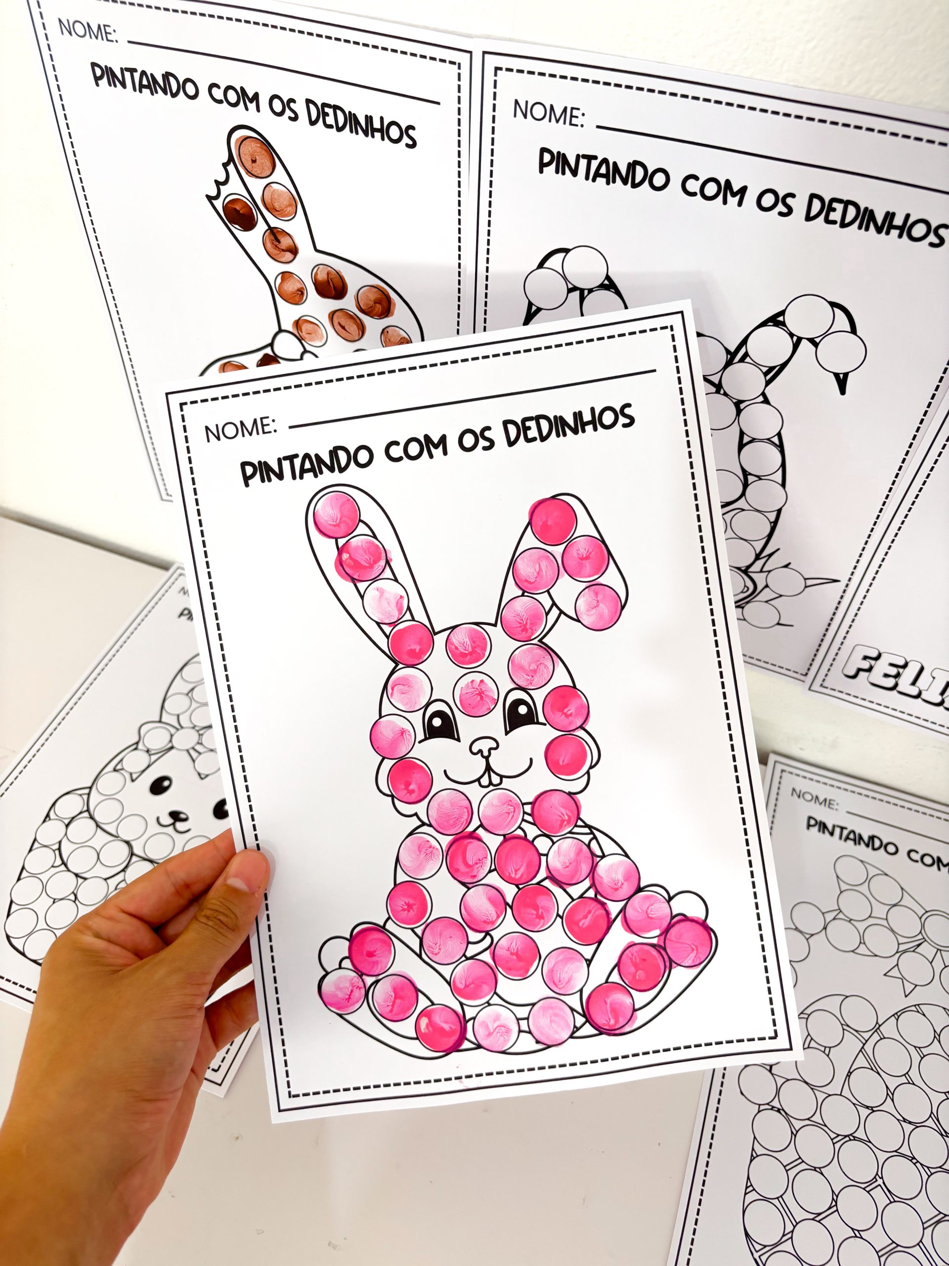 Páscoa - Pintando com os Dedinhos - Imagem 8