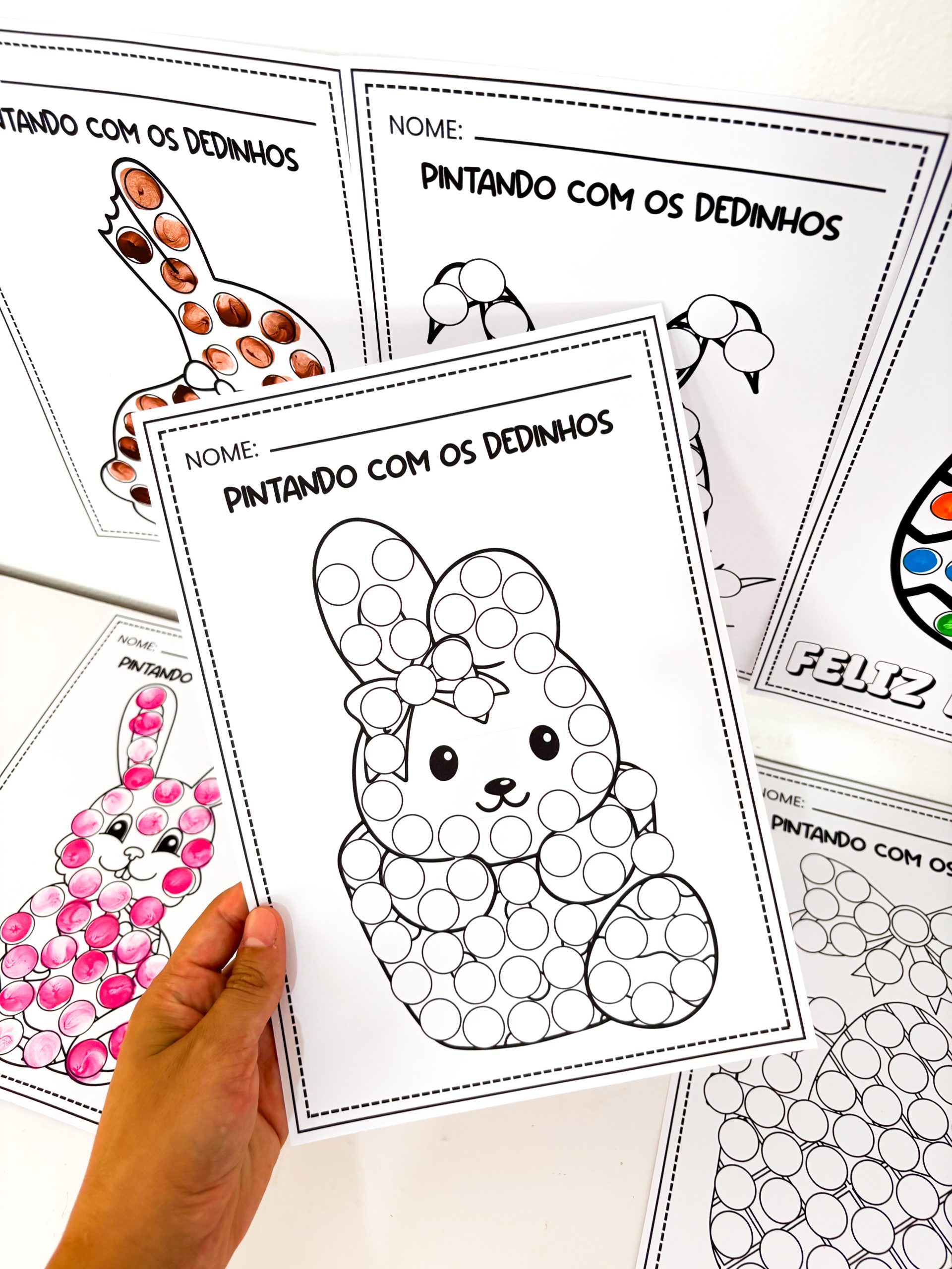 Páscoa - Pintando com os Dedinhos - Imagem 9