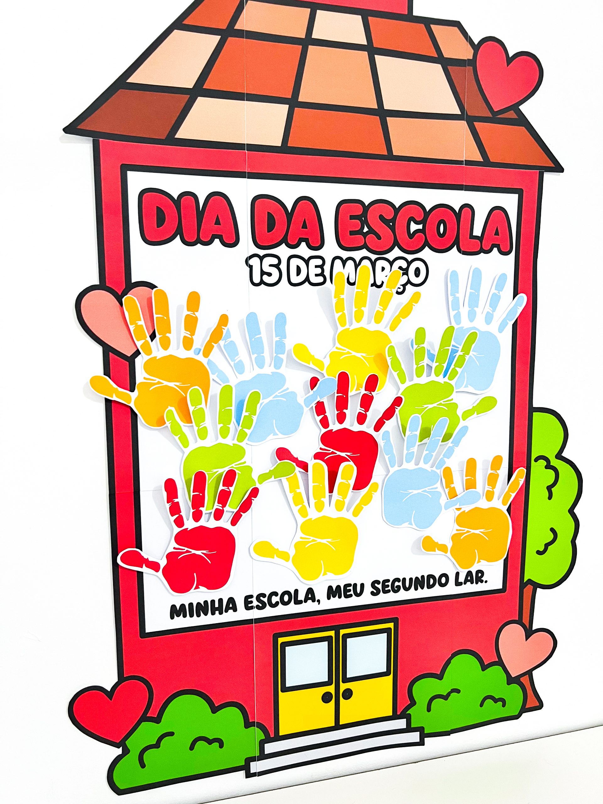 Cartaz colaborativo Dia da Escola