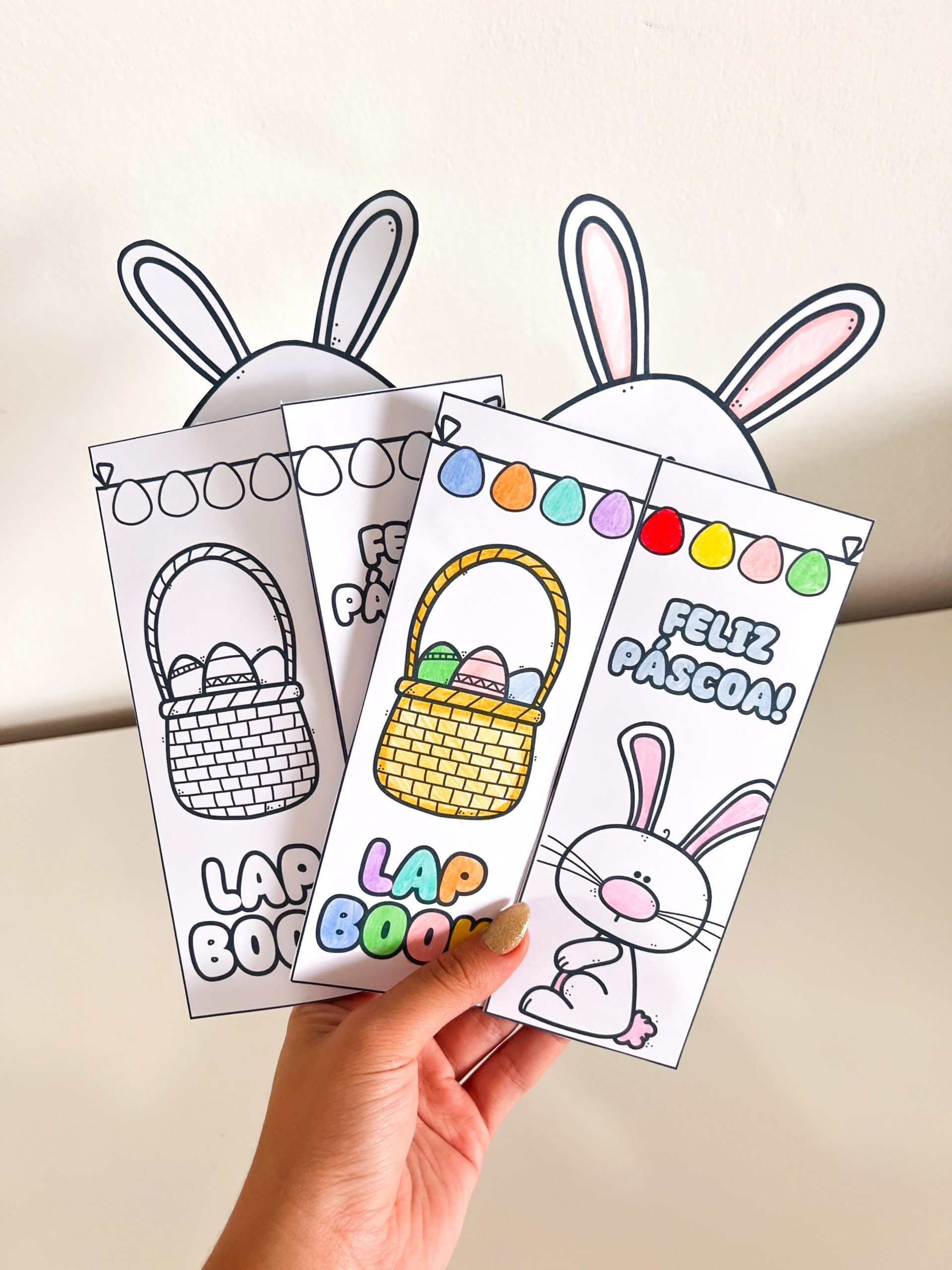 Lapbook de Páscoa - Preto e branco - Imagem 4