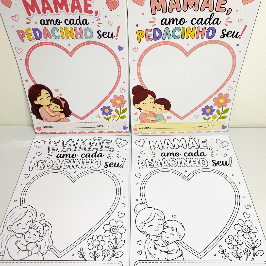 Atividade Dia das Mães – “Mamãe, amo cada pedacinho seu!”