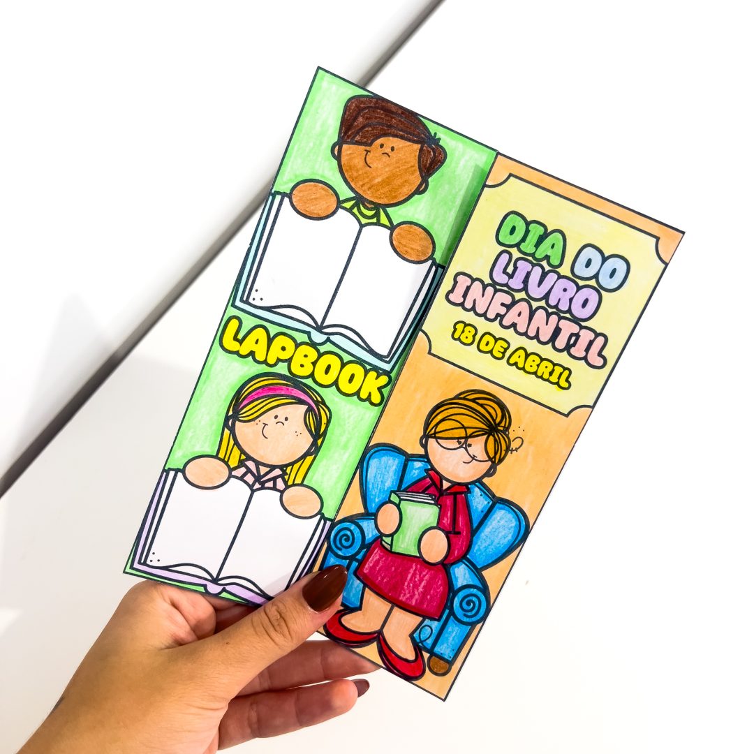 Lapbook meu livro favorito em Preto e Branco