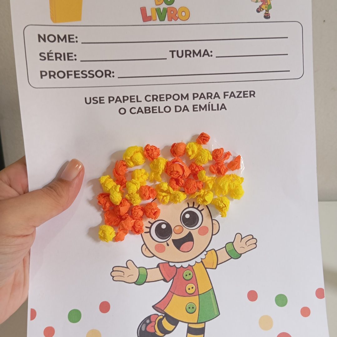 Atividade dia do livro Emilia