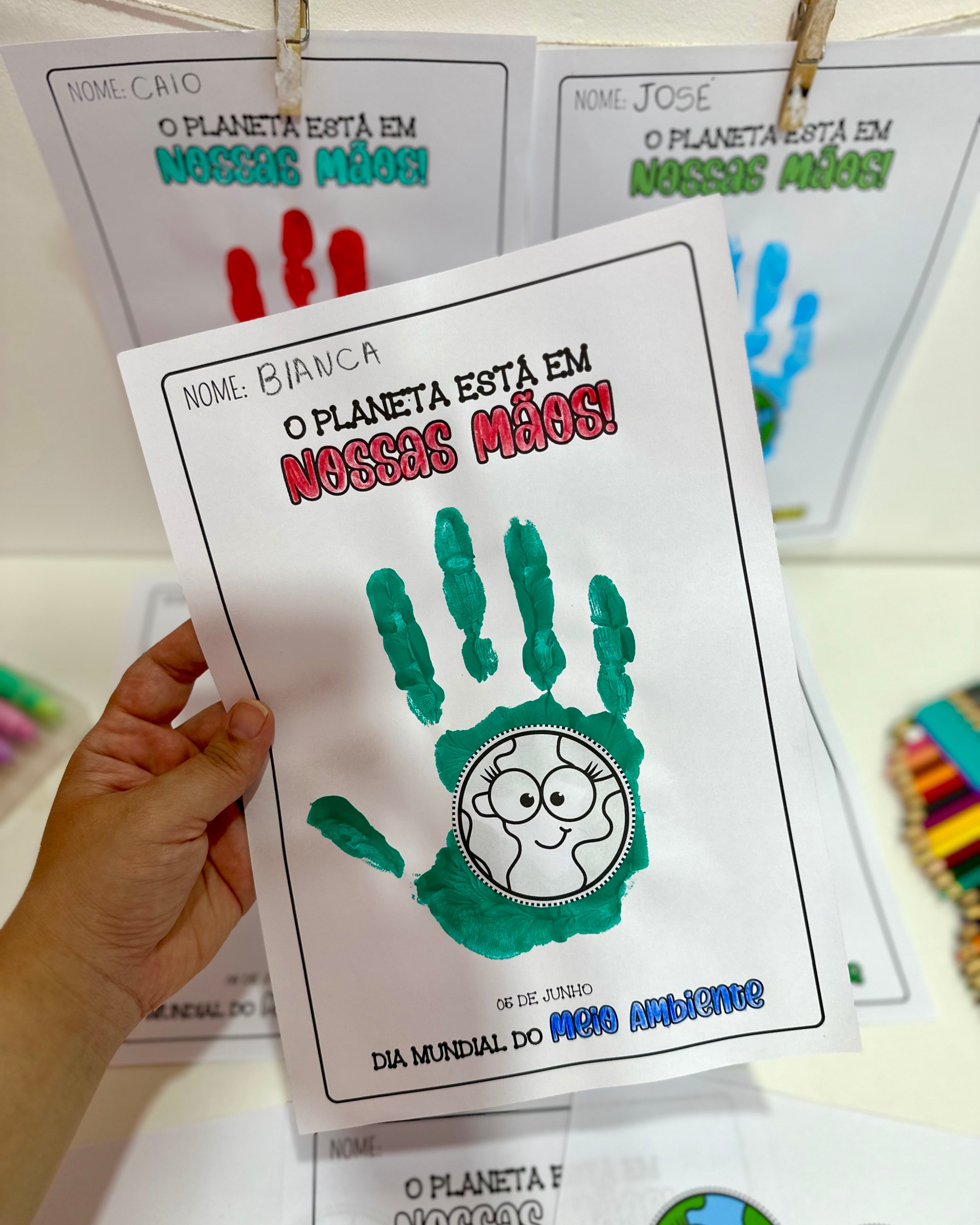 O planeta está em nossas mãos