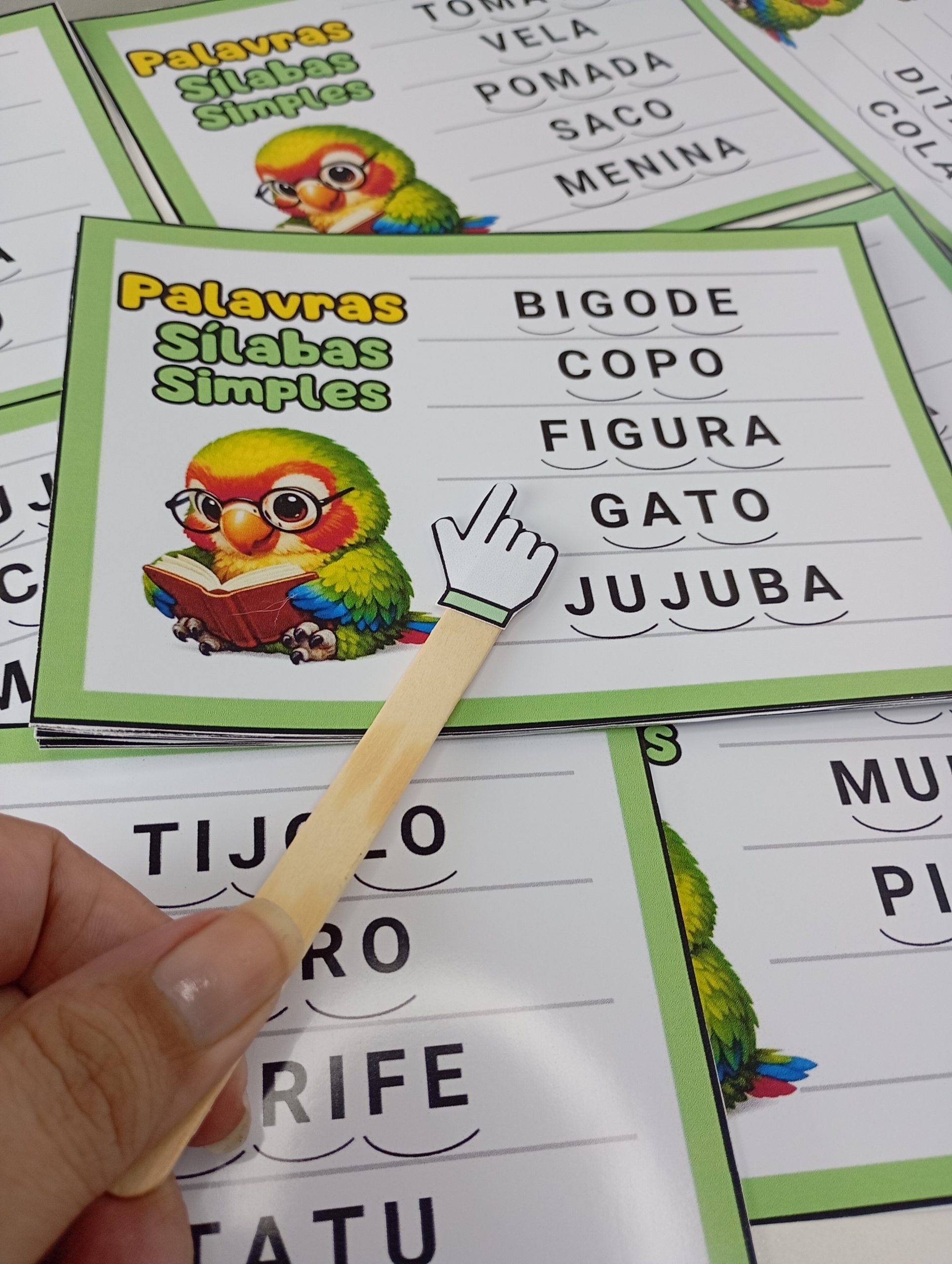 Fichas de Leitura – Sílabas Simples (Alfabetização Infantil) + bônus - Imagem 2