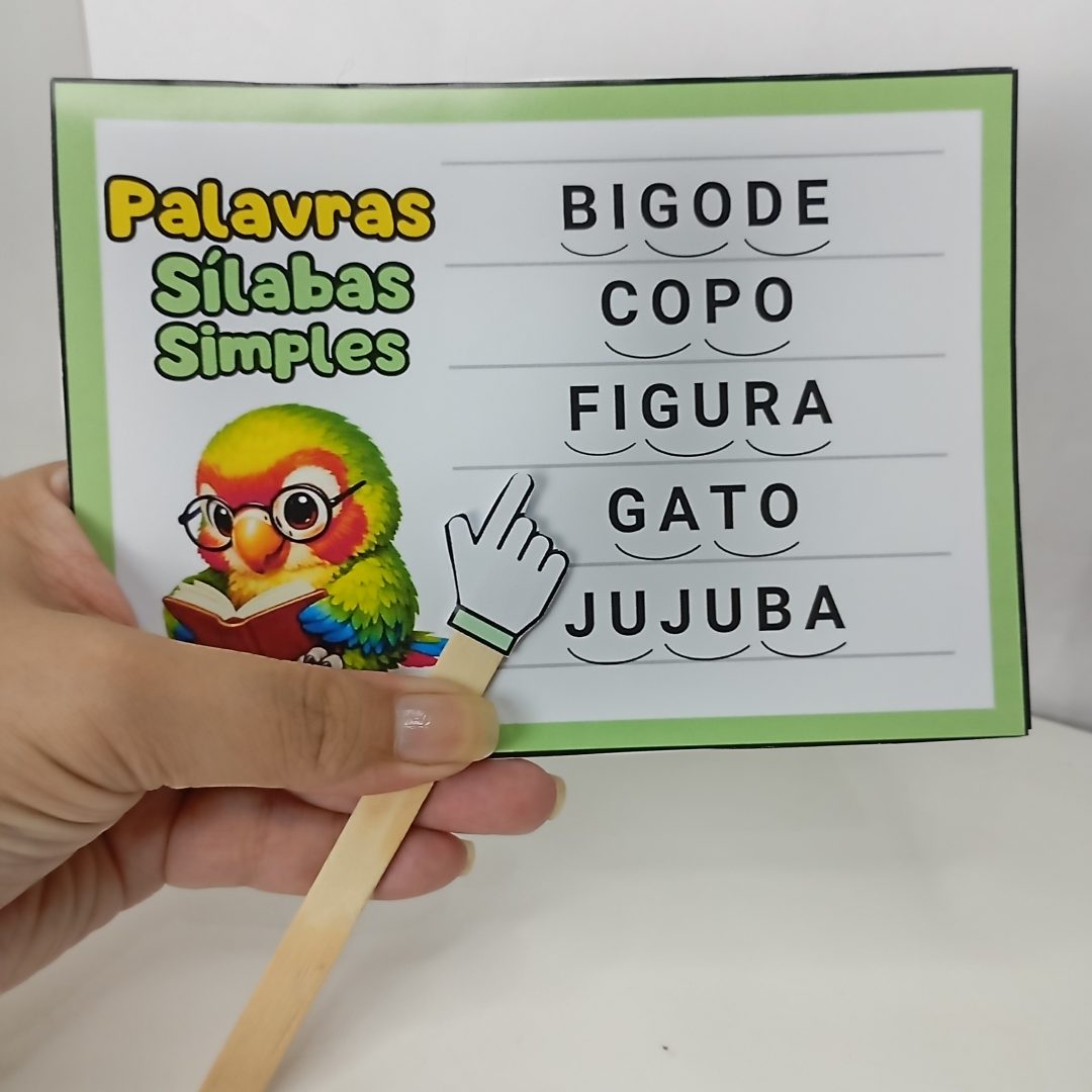Fichas de Leitura – Sílabas Simples (Alfabetização Infantil) + bônus