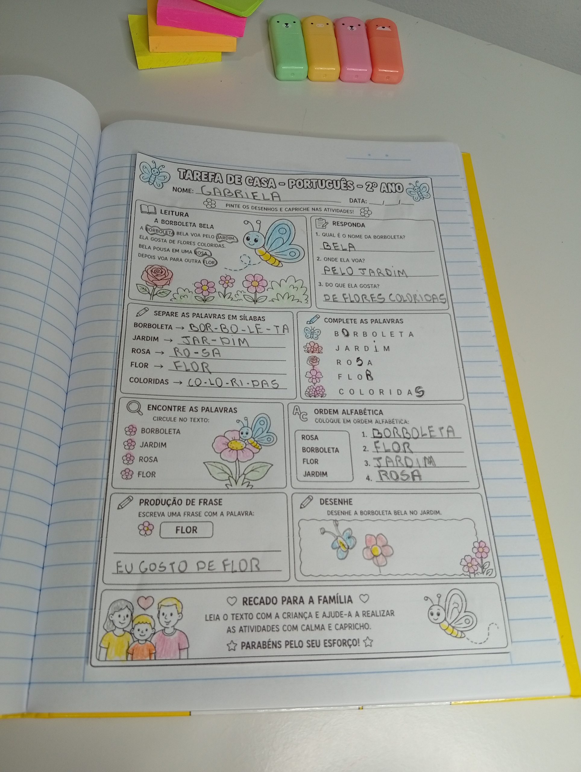 TAREFINHAS DE CASA – 2º ANO