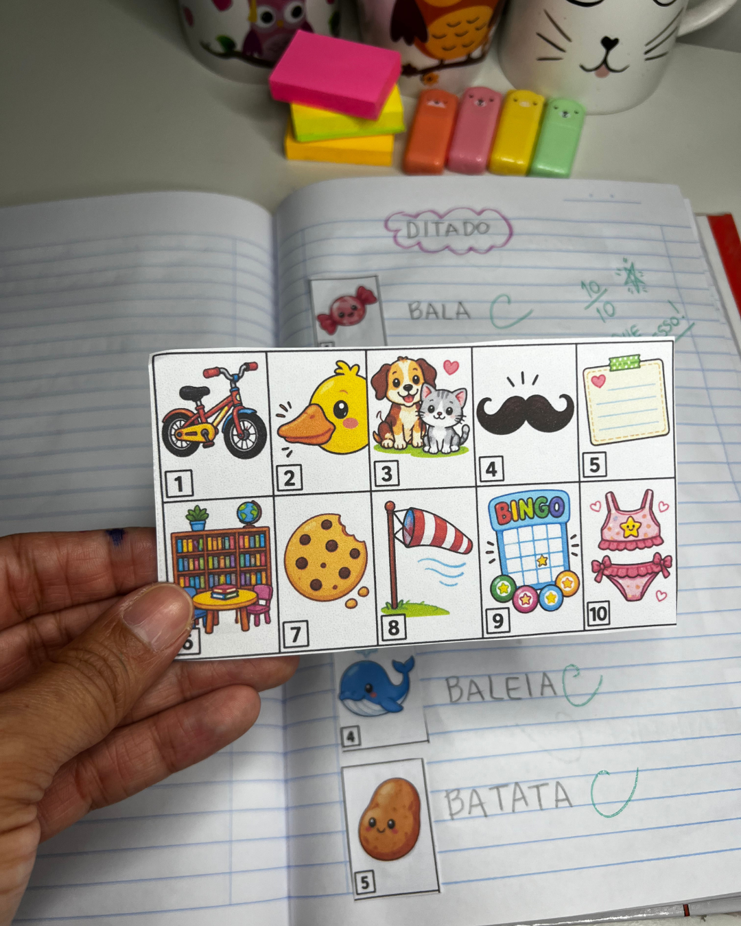 FAMÍLIAS SILÁBICAS SIMPLES – DITADO ILUSTRADO - 2° ANO DO ENSINO FUNDAMENTAL - Imagem 3