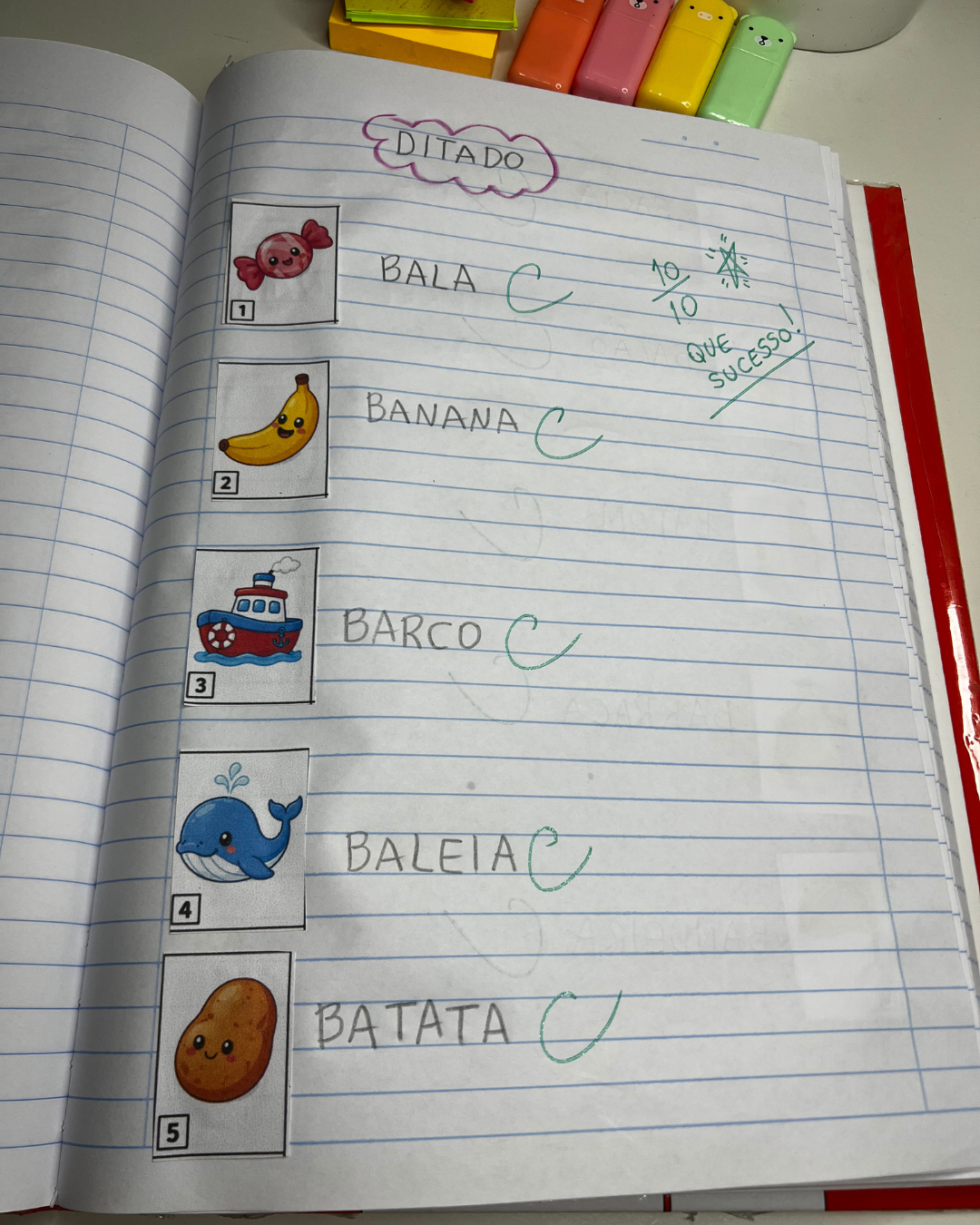 FAMÍLIAS SILÁBICAS SIMPLES – DITADO ILUSTRADO - 2° ANO DO ENSINO FUNDAMENTAL - Imagem 5