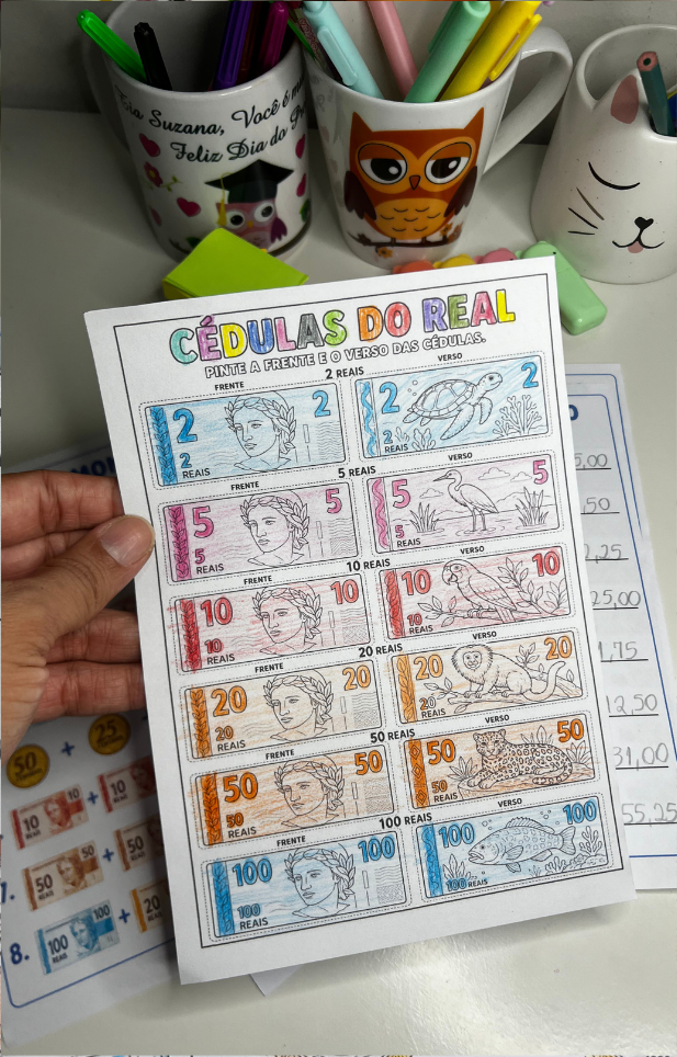 TIRINHAS INTERATIVAS – SISTEMA MONETÁRIO 2º ANO