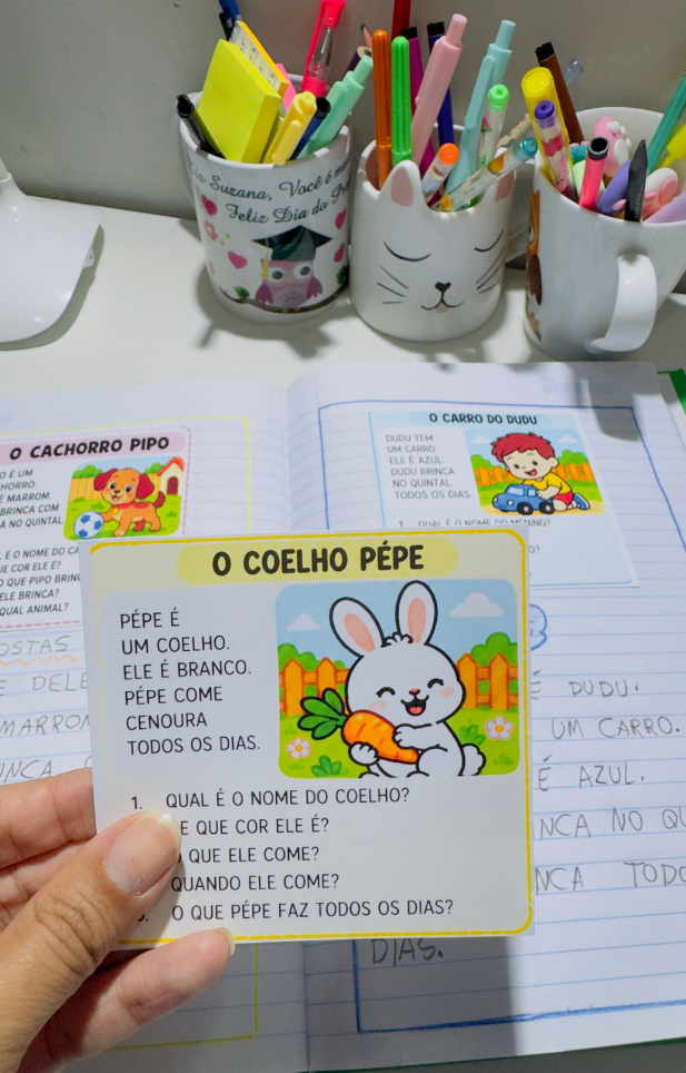 FLASHCARDS DE INTERPRETAÇÃO — 2º ANO