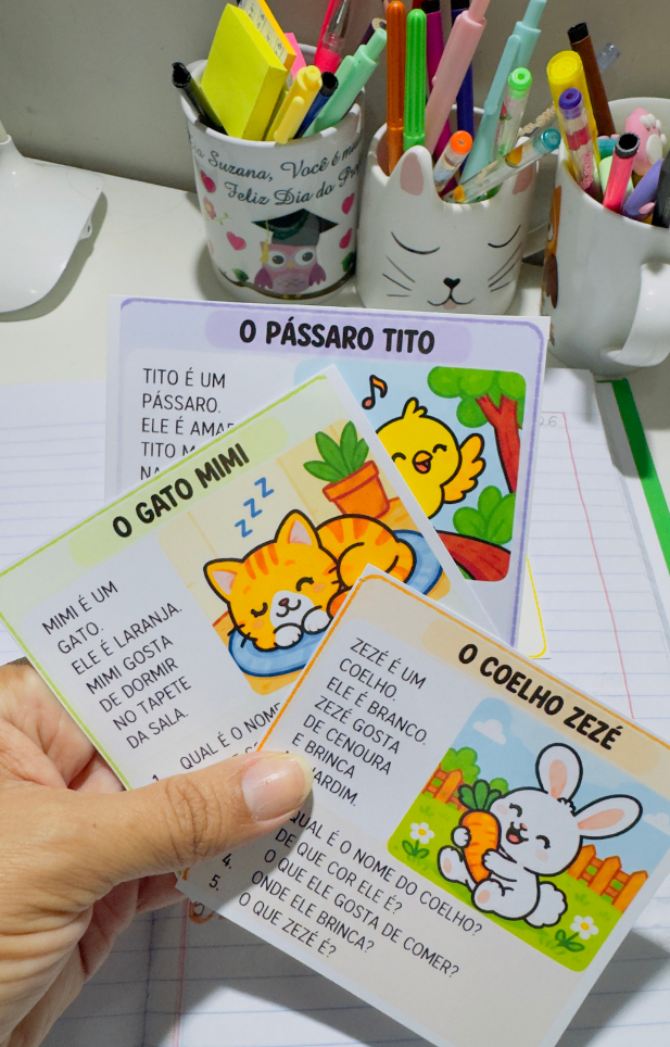 FLASHCARDS DE INTERPRETAÇÃO — 2º ANO - Imagem 3