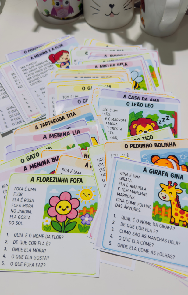 FLASHCARDS DE INTERPRETAÇÃO — 2º ANO - Imagem 5