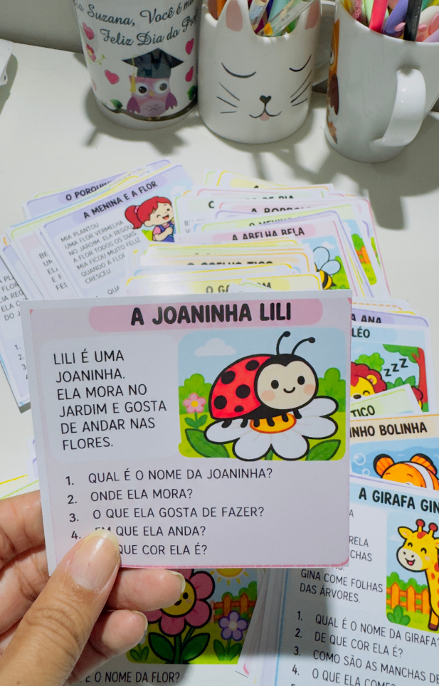 FLASHCARDS DE INTERPRETAÇÃO — 2º ANO - Imagem 8