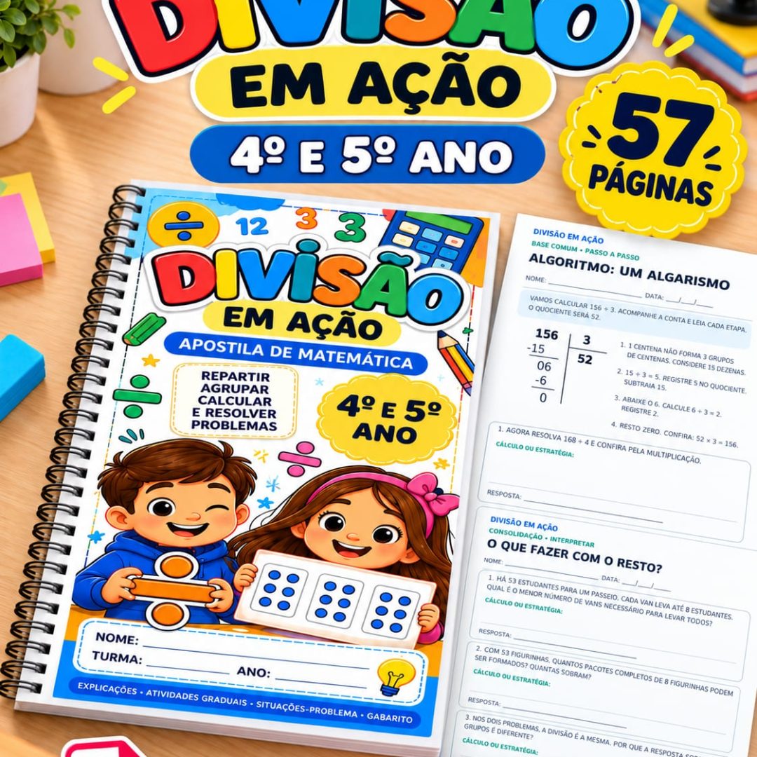 DIVISÃO EM AÇÃO 4° e 5° ano