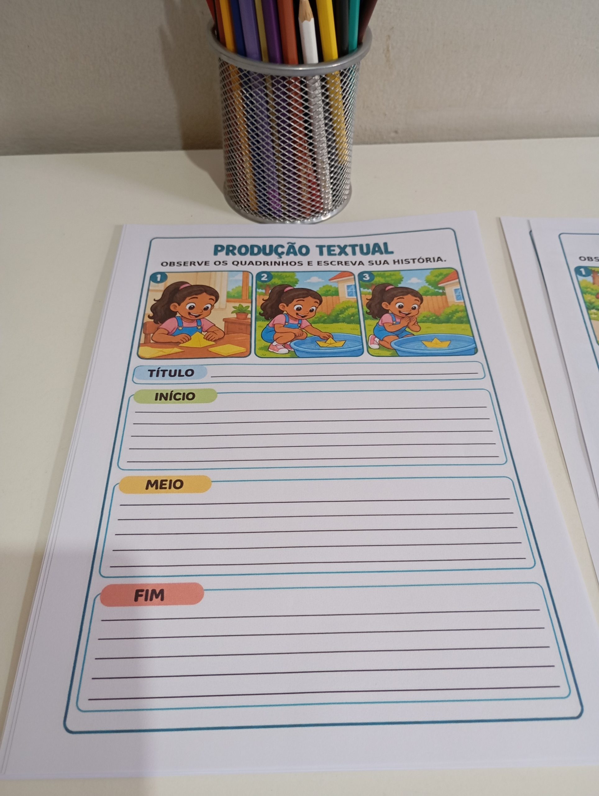 19 FICHAS PRODUÇÃO TEXTUAL
